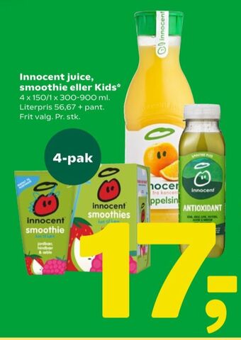 Coop 365 Innocent juice tilbud
