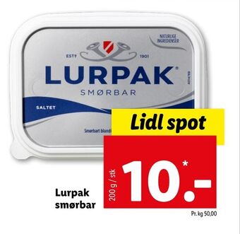 Let-Køb Lurpak smørbar tilbud