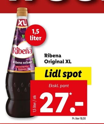 Let-Køb Ribena Original XL tilbud