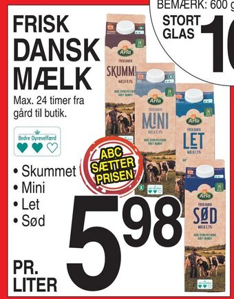 ABC Lavpris Dansk mælk tilbud