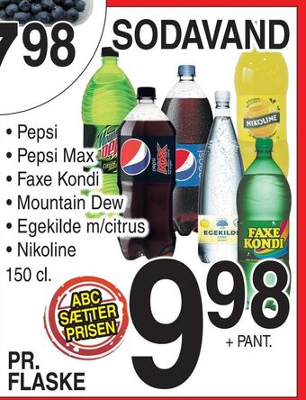 ABC Lavpris Sodavand tilbud
