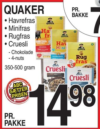 ABC Lavpris Quaker tilbud