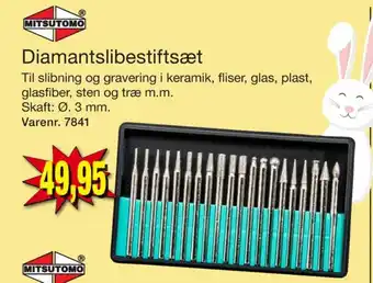 Harald Nyborg Mitsutomo diamantslibestiftsæt tilbud