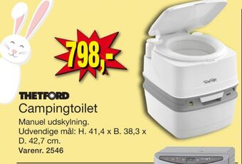 Harald Nyborg Thetford campingtoilet tilbud