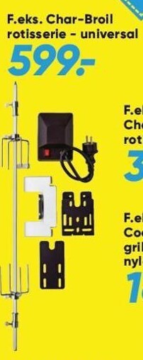Bilka Char-Broil rotisserie - universal tilbud