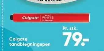 Bilka Colgate tandblegningspen tilbud