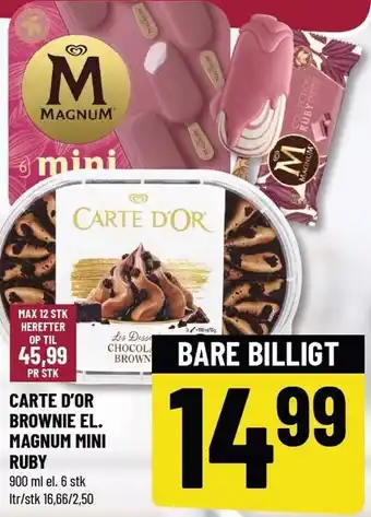 Carte D'Or brownie el. magnum mini ruby