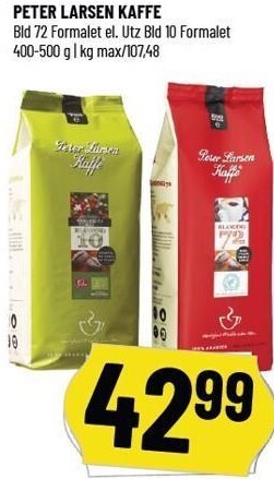 Løvbjerg Peter Larsen kaffe tilbud