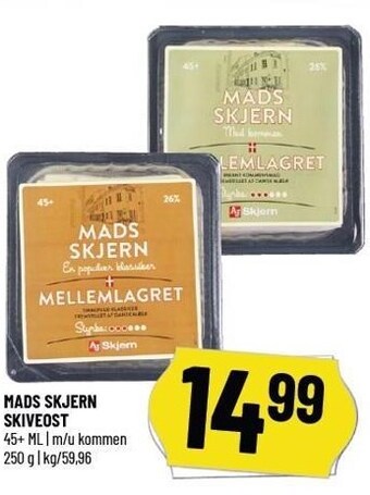 Løvbjerg Mads Skjern skiveost tilbud