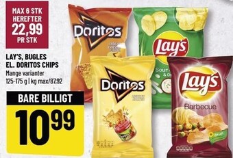 Løvbjerg Lay's, Bugles el. Doritos chips tilbud