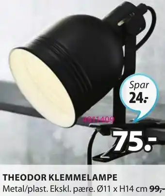 Theodo Klemmelampe 11xH14 cm