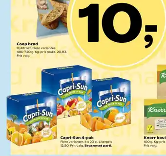 Dagli'Brugsen Capri-sun juice tilbud