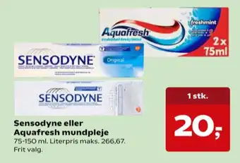 Dagli'Brugsen Sensodyne tandpasta tilbud