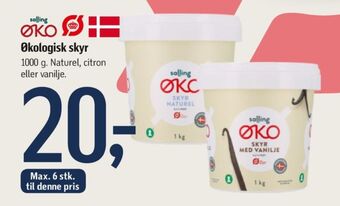 Føtex Salling øko skyr naturel tilbud