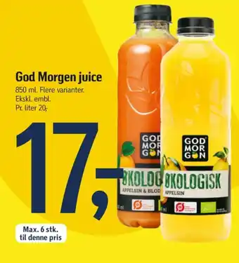 Føtex Rigtig juice tilbud