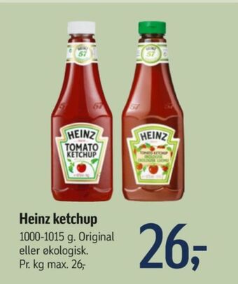 Føtex Heinz ketchup tilbud