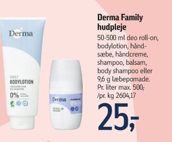 Føtex Family deo roll-on tilbud