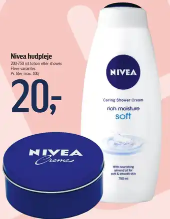 Føtex Nivea bodylotion tilbud
