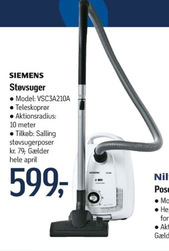 Føtex Siemens støvsuger tilbud