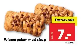 Lidl Wienerpekan med sirup tilbud