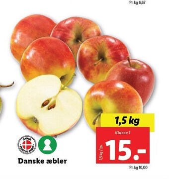 Lidl Danske æbler tilbud