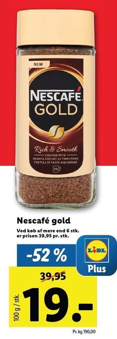 Lidl Nescafe gold tilbud