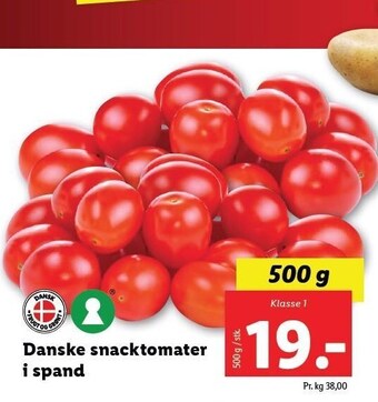 Lidl Danske snacktomater i spand tilbud