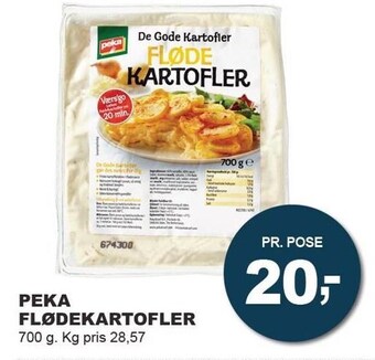 Let-Køb Peka flødekartofler tilbud