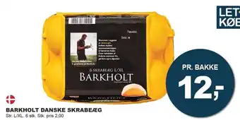 Let-Køb Barkholt danske skrabeæg tilbud