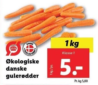 Lidl Økologiske danske gulerødder tilbud