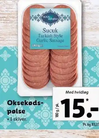 Oksekødspølse