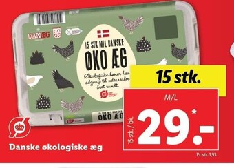 Lidl Danske økologiske æg tilbud
