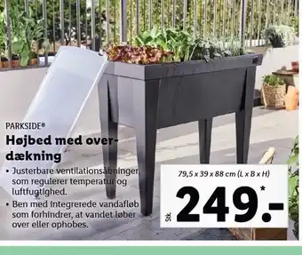 Lidl Højbed m. overdækning tilbud