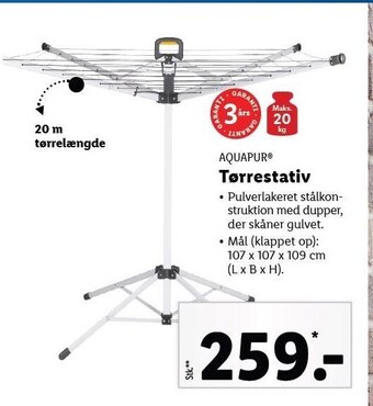 Lidl Tørrestativ tilbud