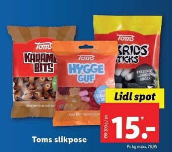 Lidl Toms slikpose tilbud