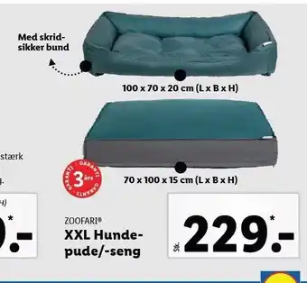 Lidl XXL hundepude/-seng tilbud