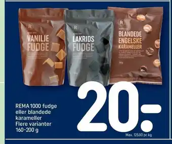 REMA 1000 Rema 1000 fudge el. blandede karameller tilbud