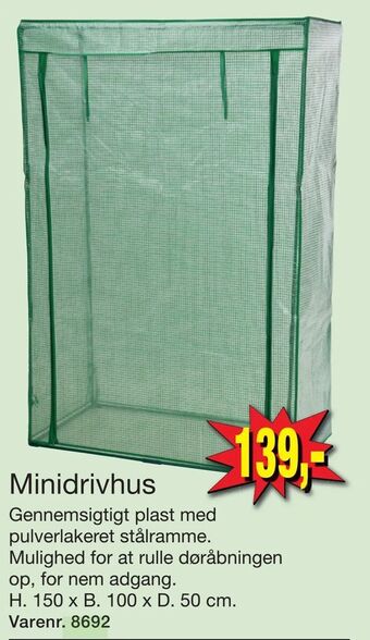 Harald Nyborg Minidrivhus tilbud
