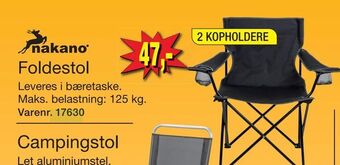 Harald Nyborg Foldestol tilbud
