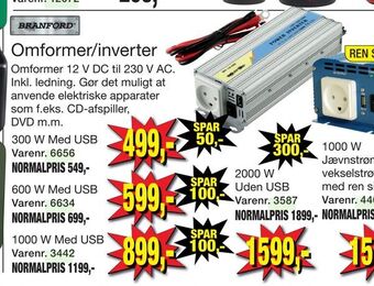 Harald Nyborg Omformer/inverter tilbud