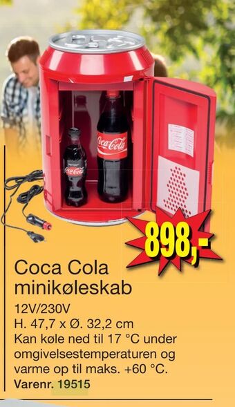 Harald Nyborg Coca Cola minikøleskab tilbud