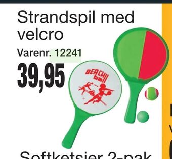 Harald Nyborg Strandspil med velcro tilbud