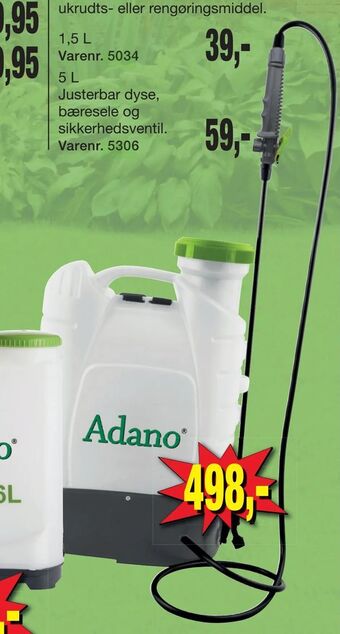 Harald Nyborg Rygsprøjte genopladelig tilbud