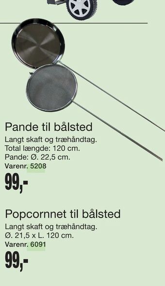 Harald Nyborg Popcornnet til bålsted tilbud