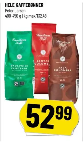 Santos colombia kaffebønner - hele