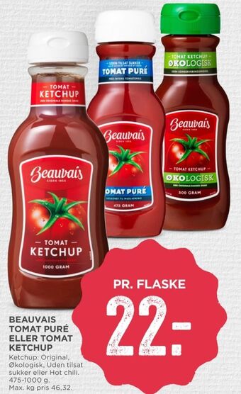 MENY Beauvais ketchup tilbud
