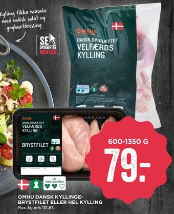 MENY Omhu kylling tilbud