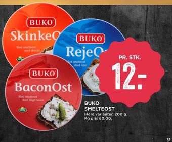 MENY Buko smelte smøreost rejeost tilbud
