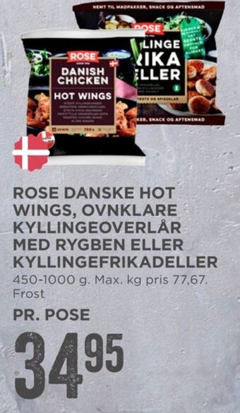 MENY Rose kyllingevinger tilbud