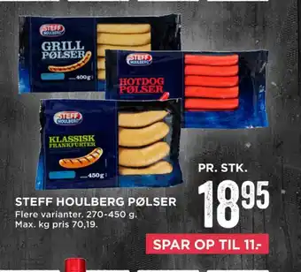 MENY Steff houlberg grillpølser tilbud